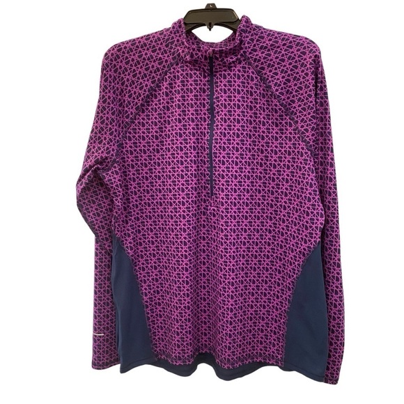 Champion C9 women's L Purple Pink Athletic Reflective Runner thumb holes Jacket - Picture 5 of 10